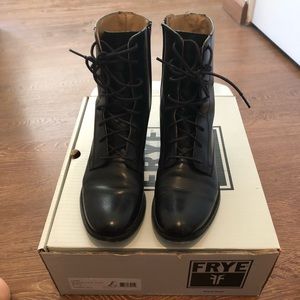 Frye Melissa lace up boots